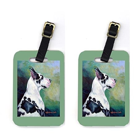 Carolines Treasures Carolines Treasures 7278BT Pair of 2 Great Dane Luggage Tags 7278BT